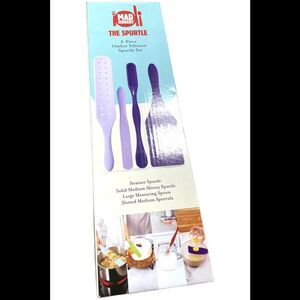 Mad Hungry 4-Pack Silicone Spurtle Set Lilac